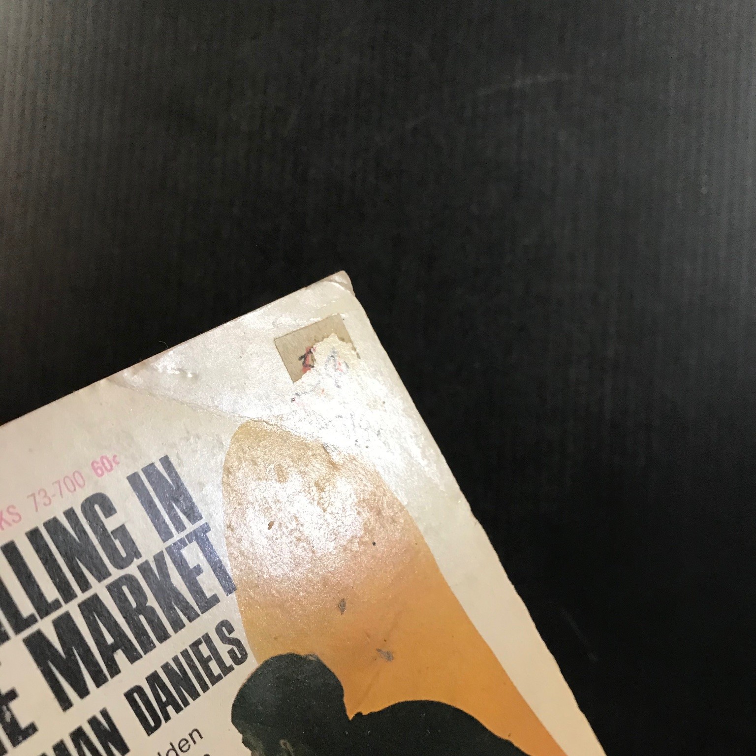 A Killing in the Market Norman Daniels 1967 Lancer Books Paperback Thriller
