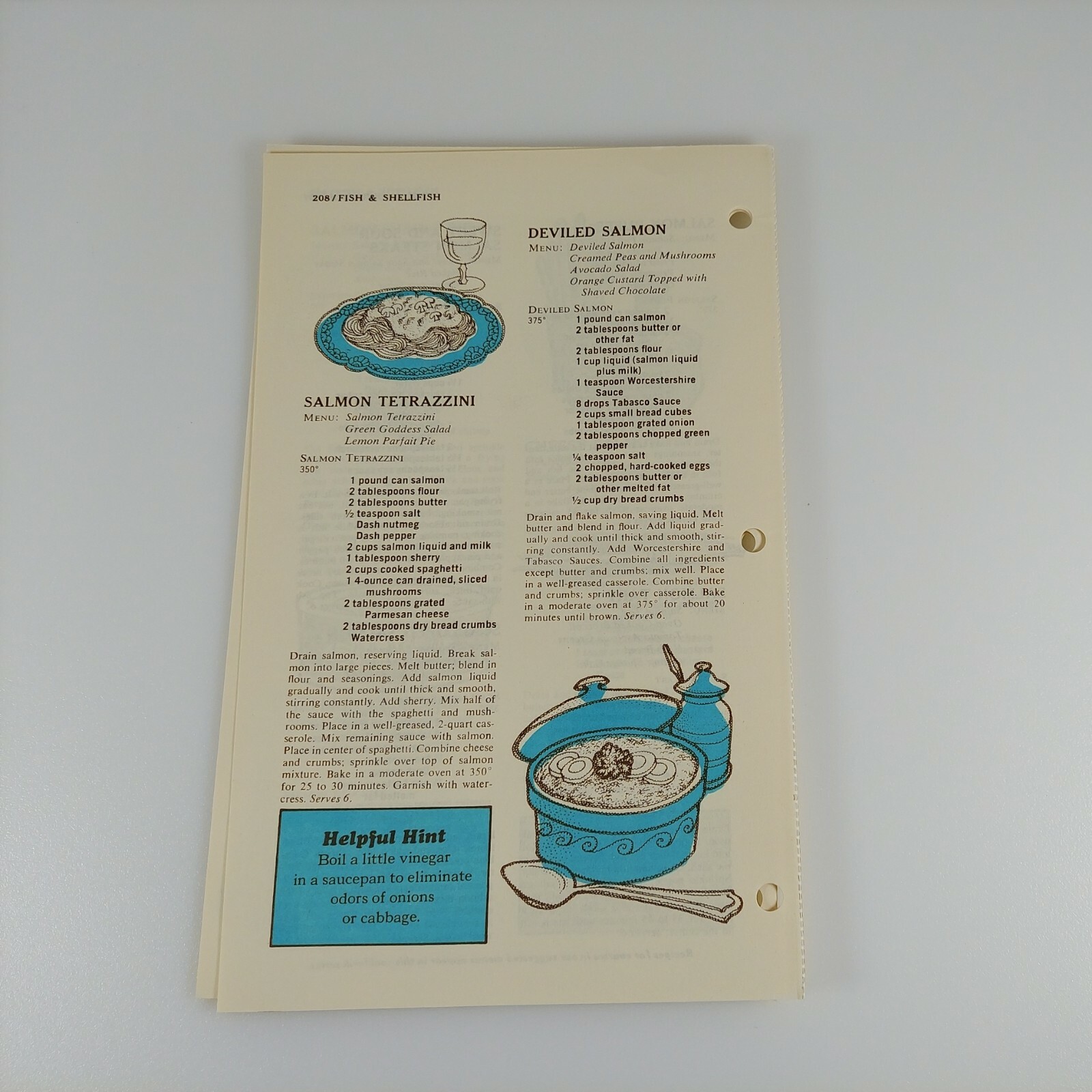 Vintage The Complete Family Cookbook Section 7 Fish & Shellfish Pages 193-224