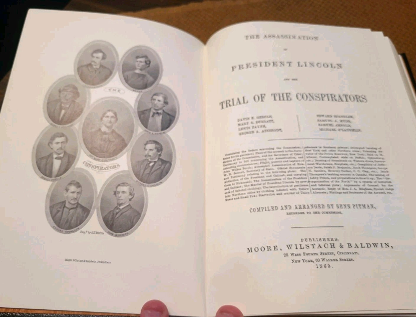 The Assassination of President Lincoln Benn Pitman 2012 Leather EASTON PRESS