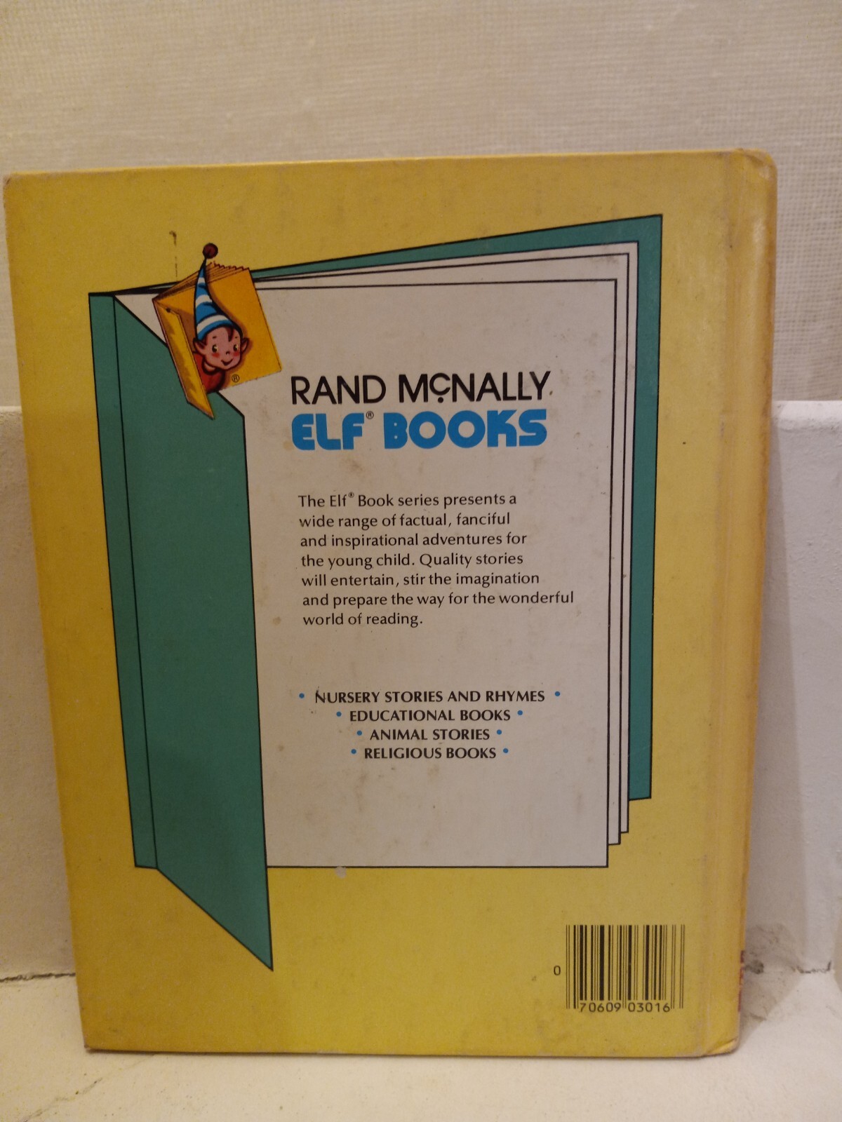 Vintage Children’s Rand Mcnally Elf Book Old Mother Hubbard Illustrate Anne Leaf