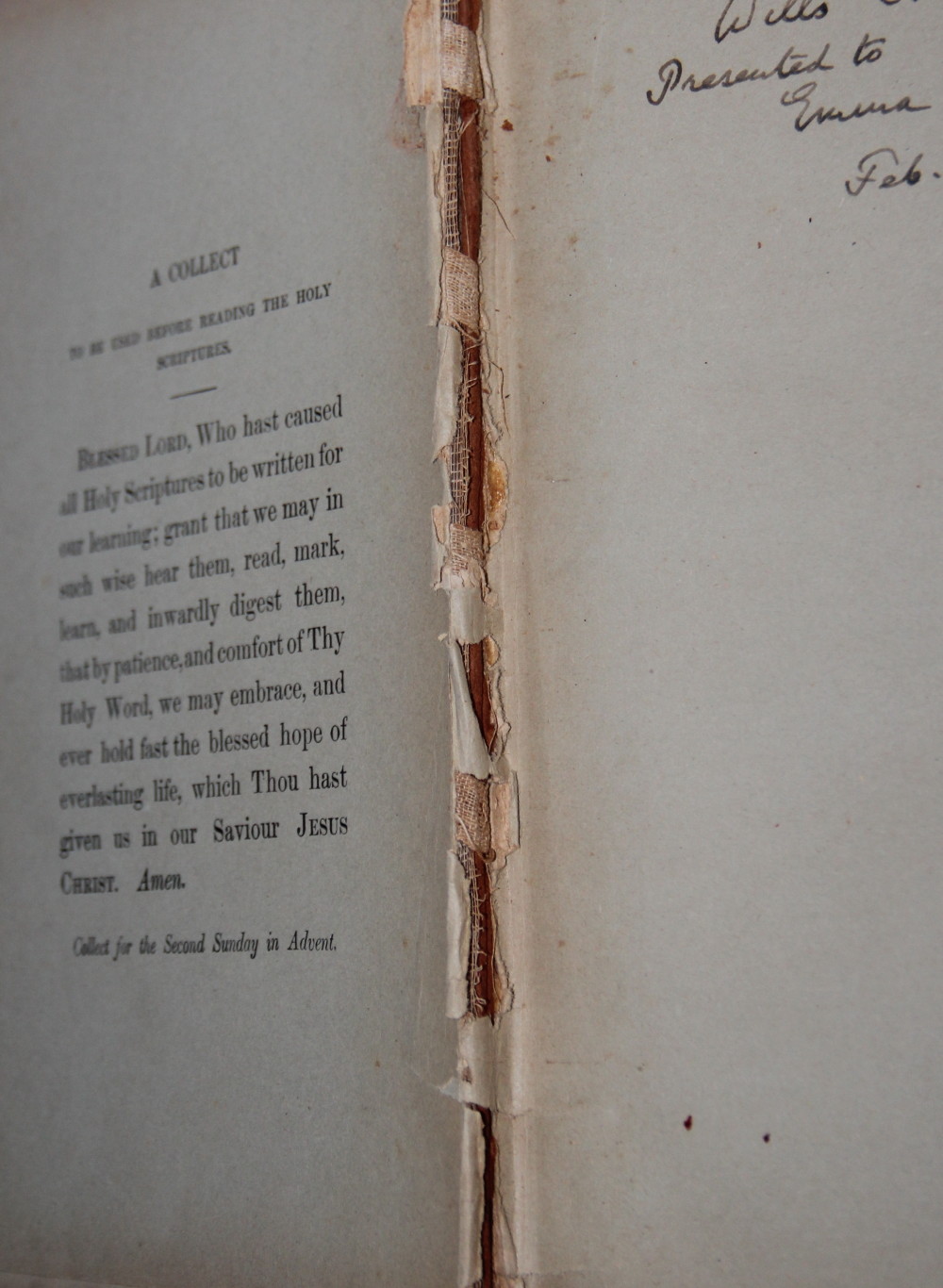 Holy Bible 1912 Emma Dare, St Bartholomew Parish Church, Crewkerne in Somerset
