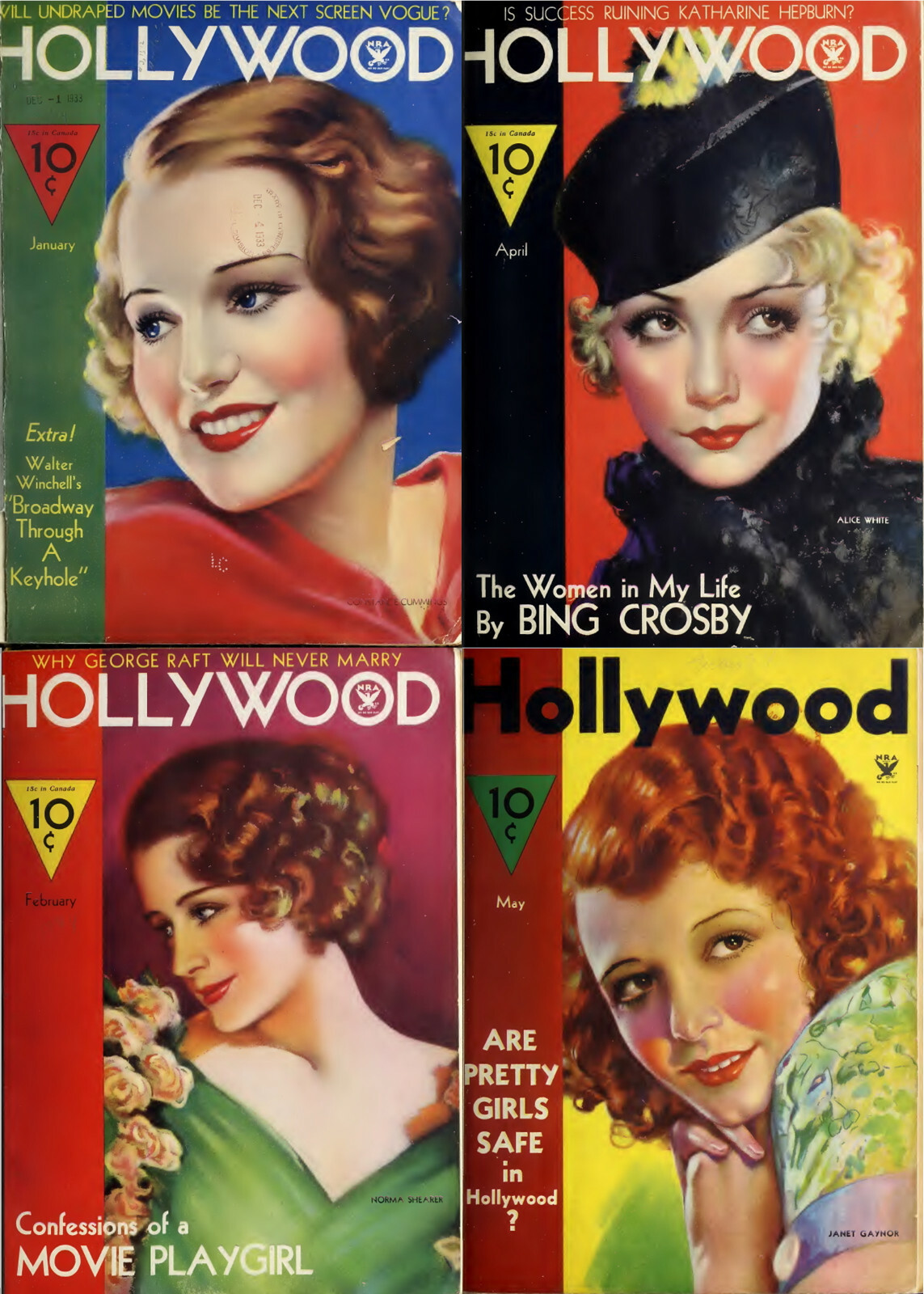 108 Old Issues of Hollywood – Golden Age Movies Fan Magazine (1934-1943) on DVD