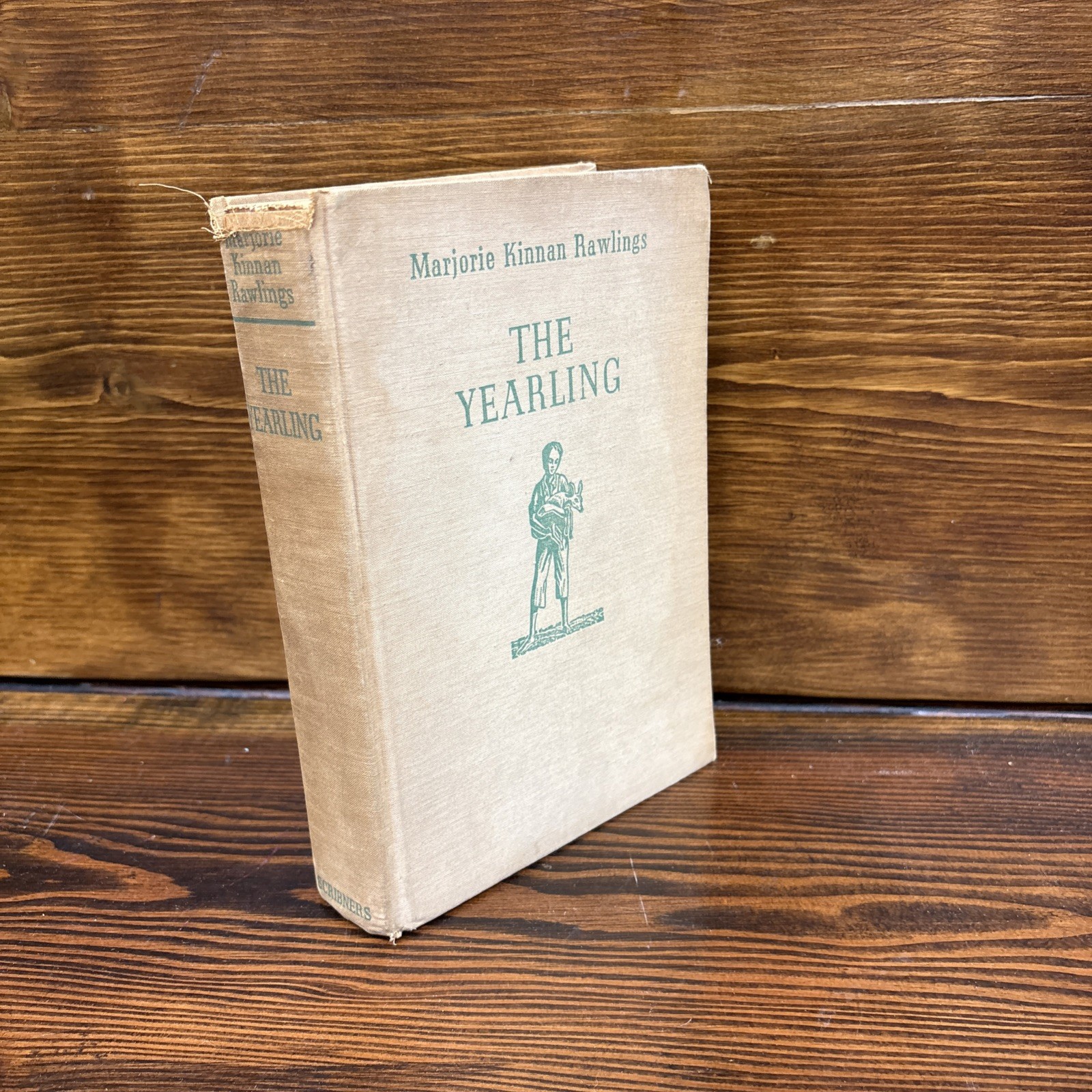 Vintage 1938 The Yearling by Marjorie Kinnan Rawlings First Edition HC Book