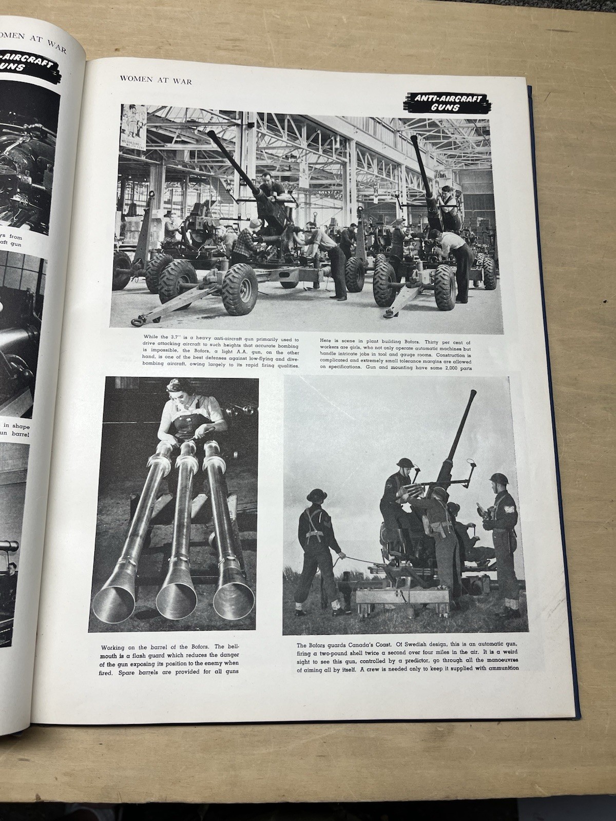 WOMEN AT WAR Canada Women Workers War Effort 1943 World War 2 Ships Planes BOOK