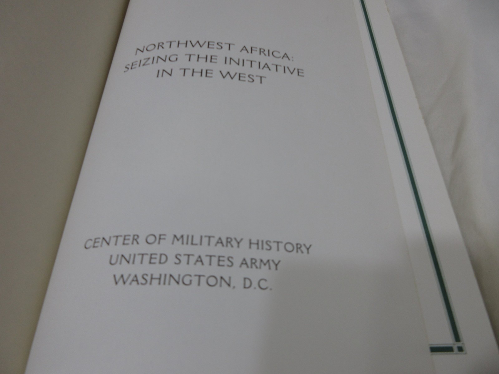 Easton Press: U.S. Army in World War II • Northwest Africa Mediterranean Theater