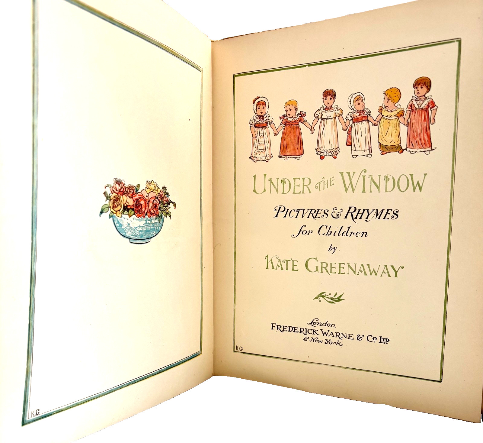 Kate Greenaway Under the Window Pictures & Rhymes for Children Frederick Warne