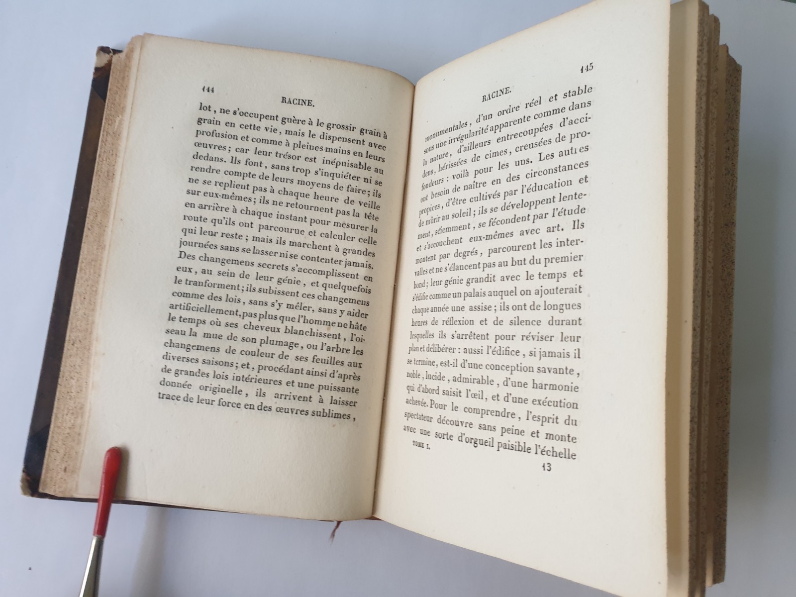 Sainte-Beuve Critiques et portraits littéraires TI, TII, TIII. Bruxelles 1832