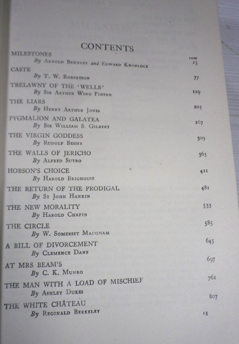 Great Modern British Plays Selected by J W Marriott 1934, Luxury Edition