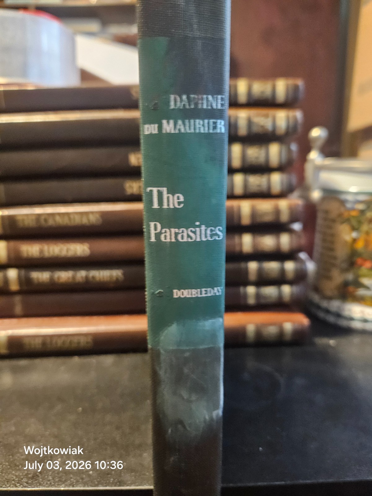 107# Daphne du Maurier 2 Book Lot Parasites 1950 House on Strand 1969 HC