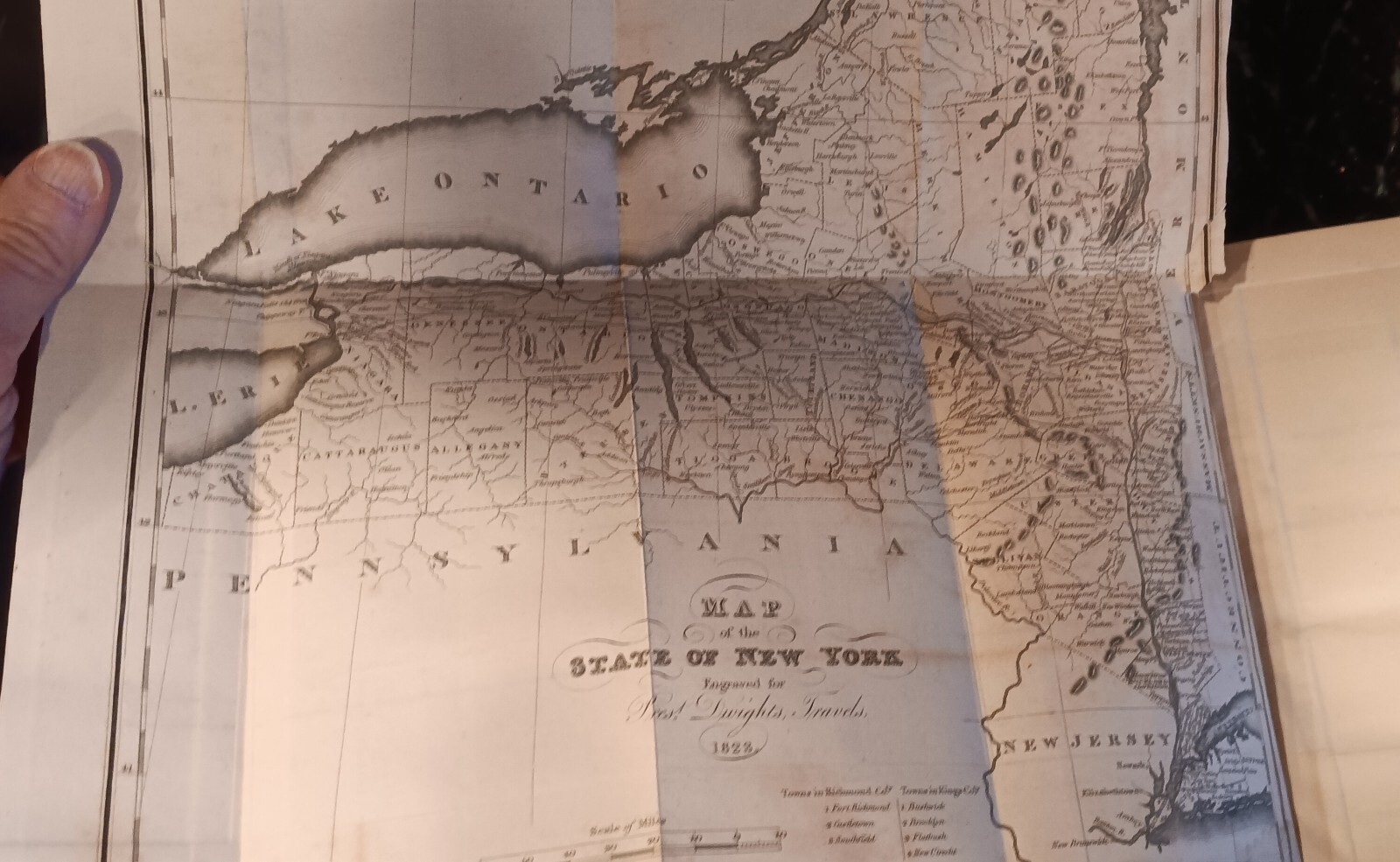 4 Vols. TRAVELS In NEW ENGLAND & NEW YORK, 1823, Timothy DWIGHT,S.T.D., 3 MAPS