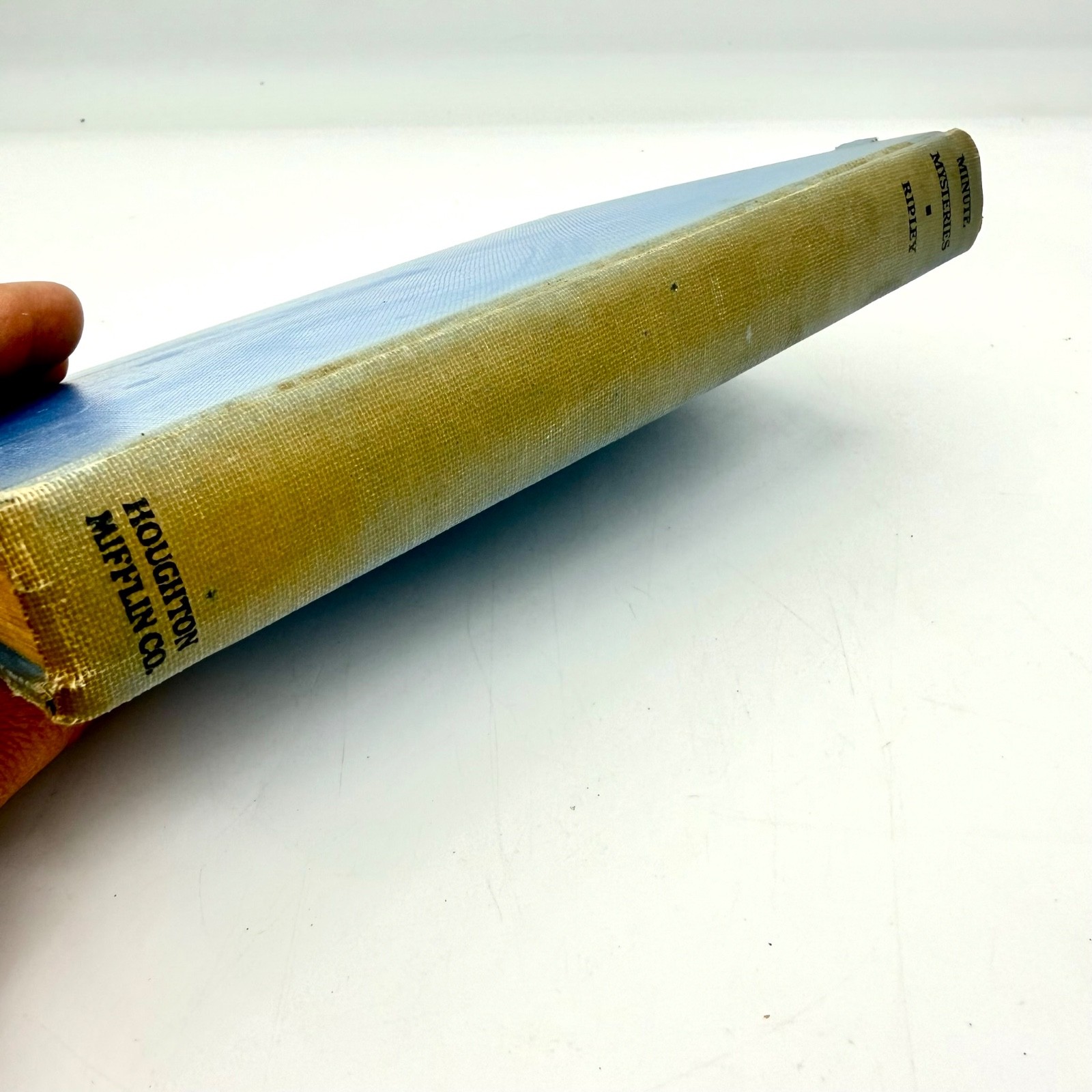 Minute Mysteries Hardcover Blue Cloth 1932 1st Edition H.A. Ripley