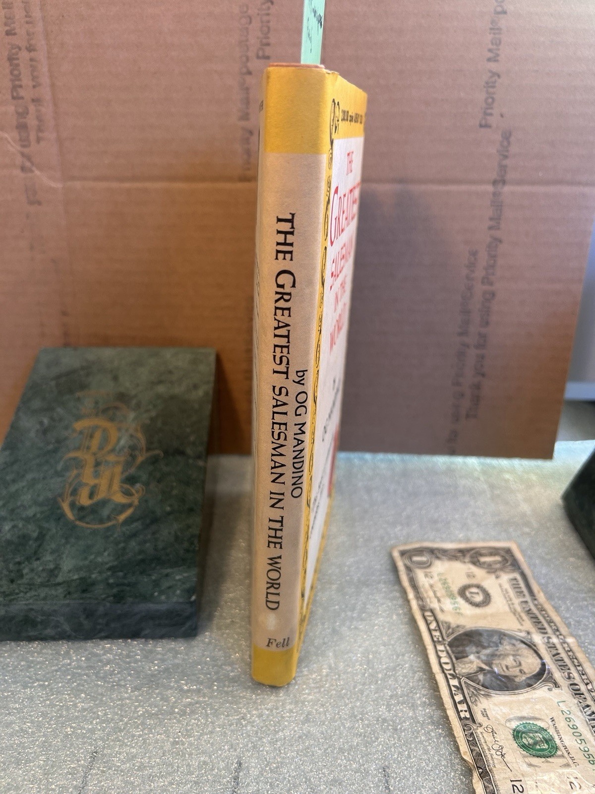 1975 The Greatest Salesman in the World Og Mandino HC DJ Fine Condition