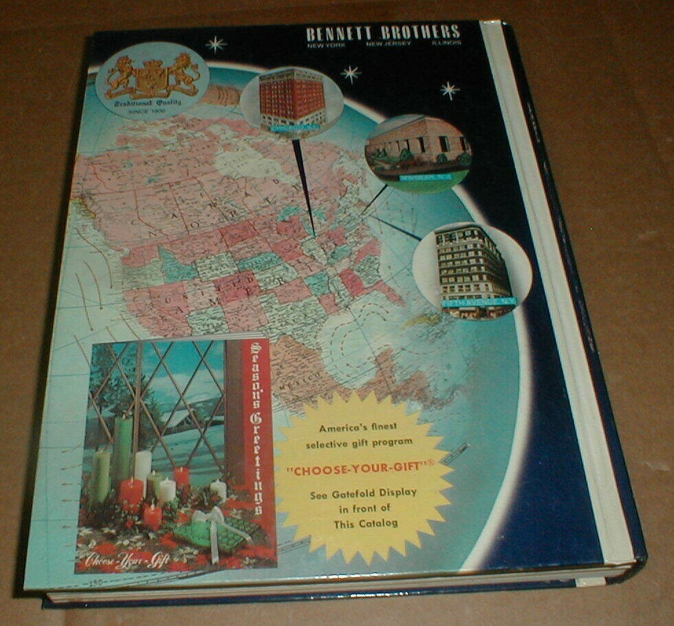 VTG 1975 Bennett Blue Book of Quality Merchandise Guide Gift Catalog Magazine