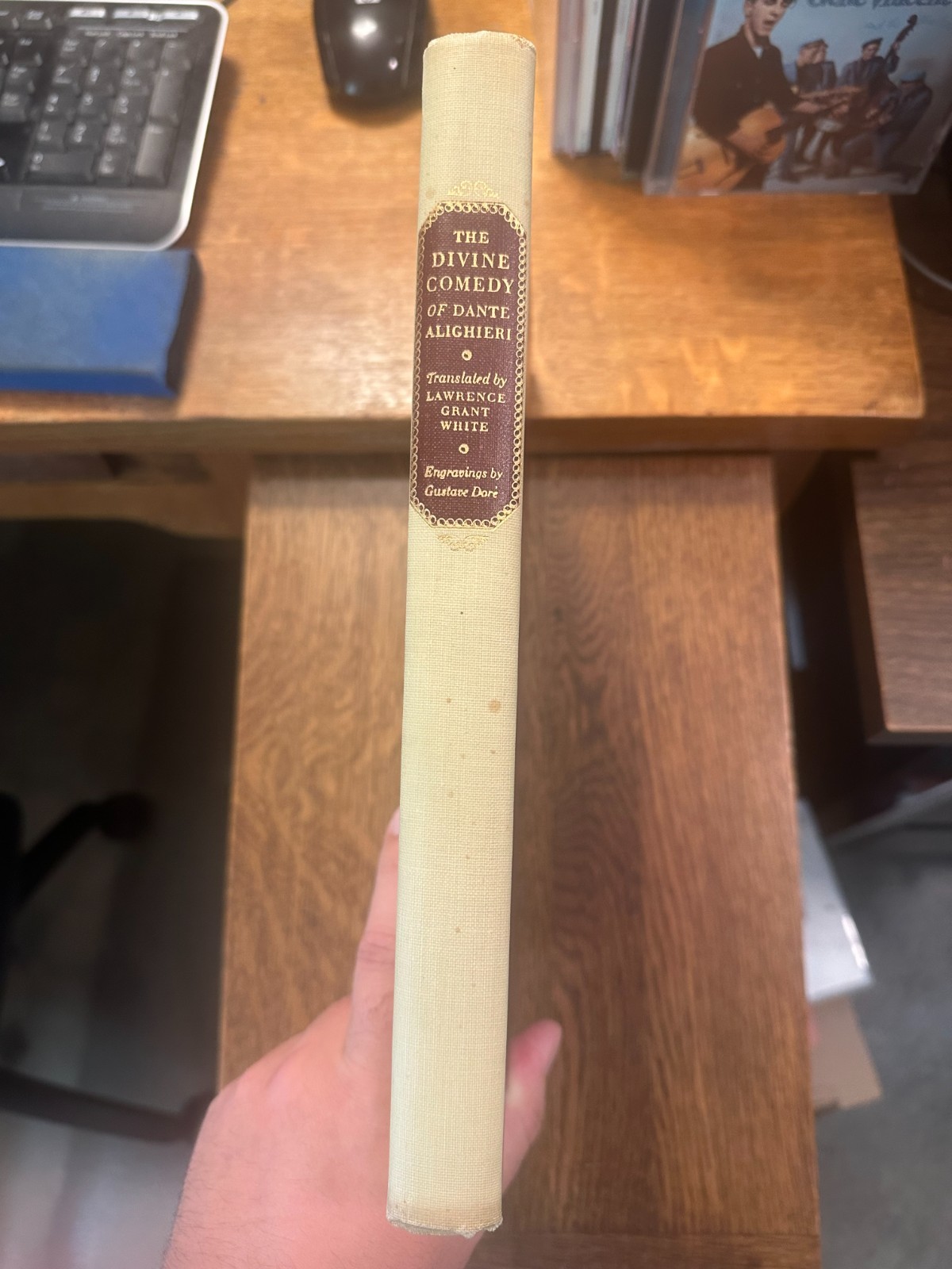 DANTE THE DIVINE COMEDY 1948 HARDCOVER W/DUST JACKET GUSTAVE DORE ILLUSTRATIONS