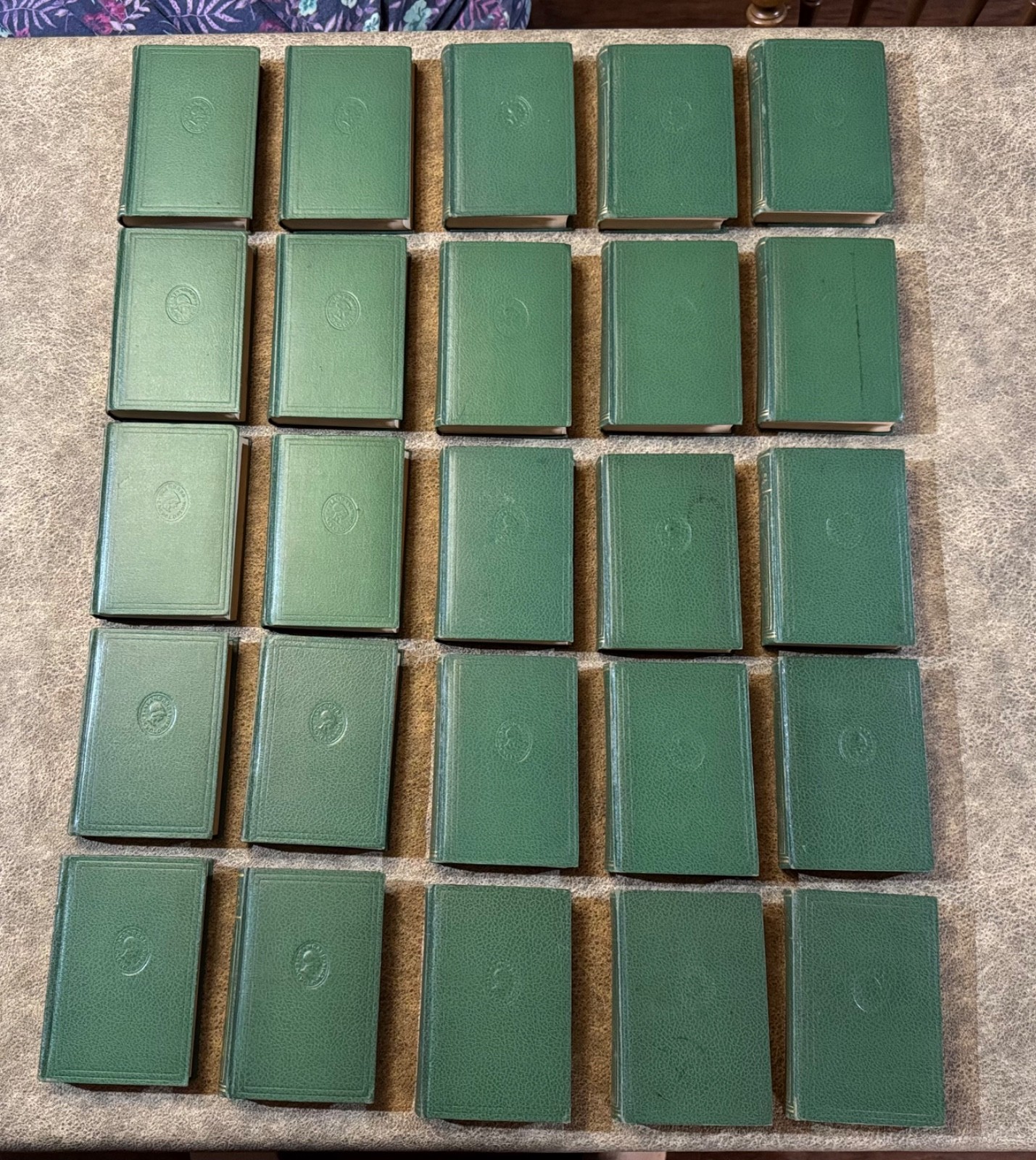 Funk & Wagnalls New Standard vintage ENCYCOPEDIA set 1-25 green hardcover 1931