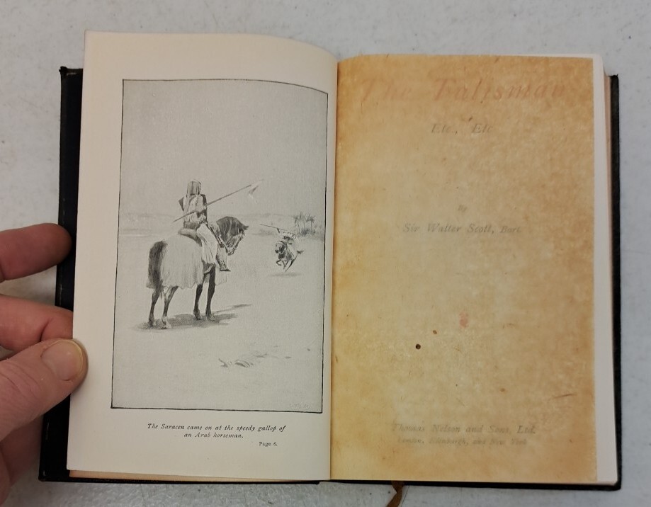 RARE Antique Edition Of The Talisman By Sir Walter Scott #309A