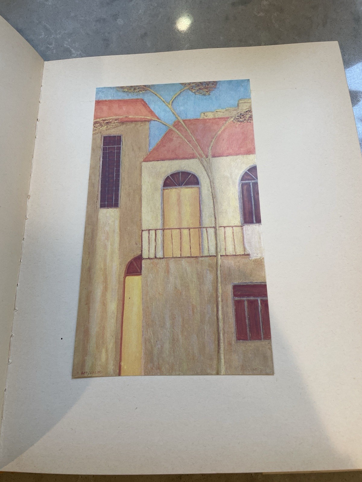 1976 Yehoshua Grossbard Signed Limited Edition Art Book W/Full Page Color Plates