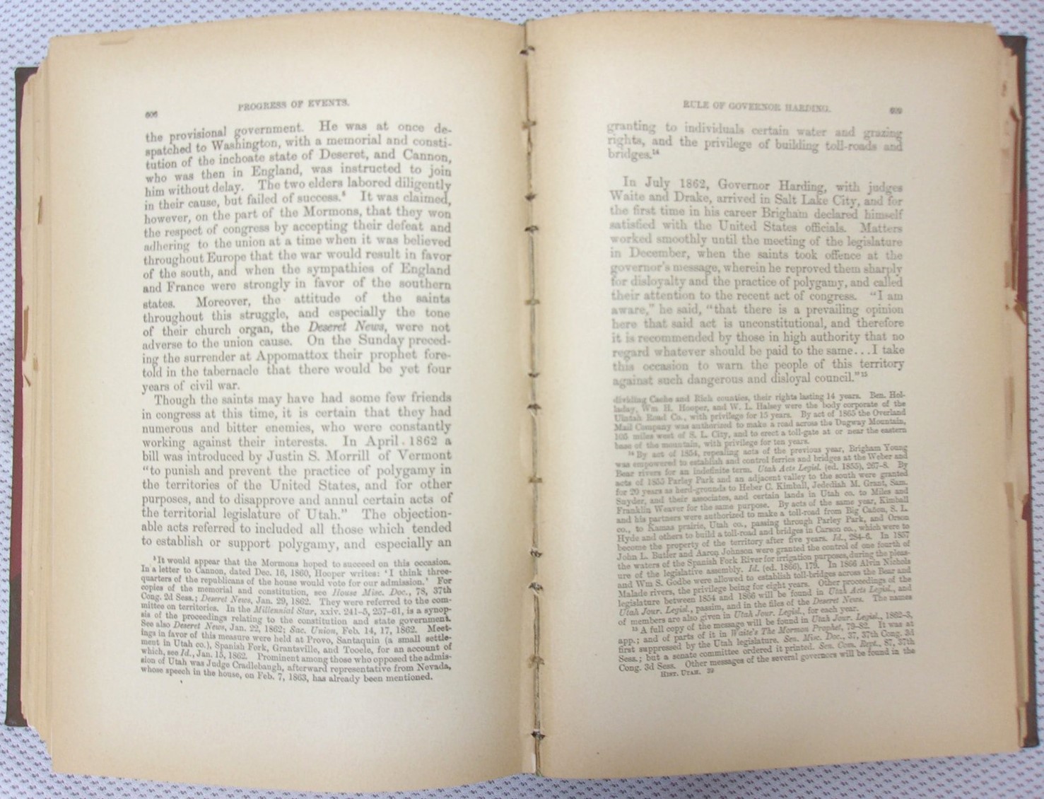 1891 BANCROFT’S HISTORY OF UTAH, History Company Publishers