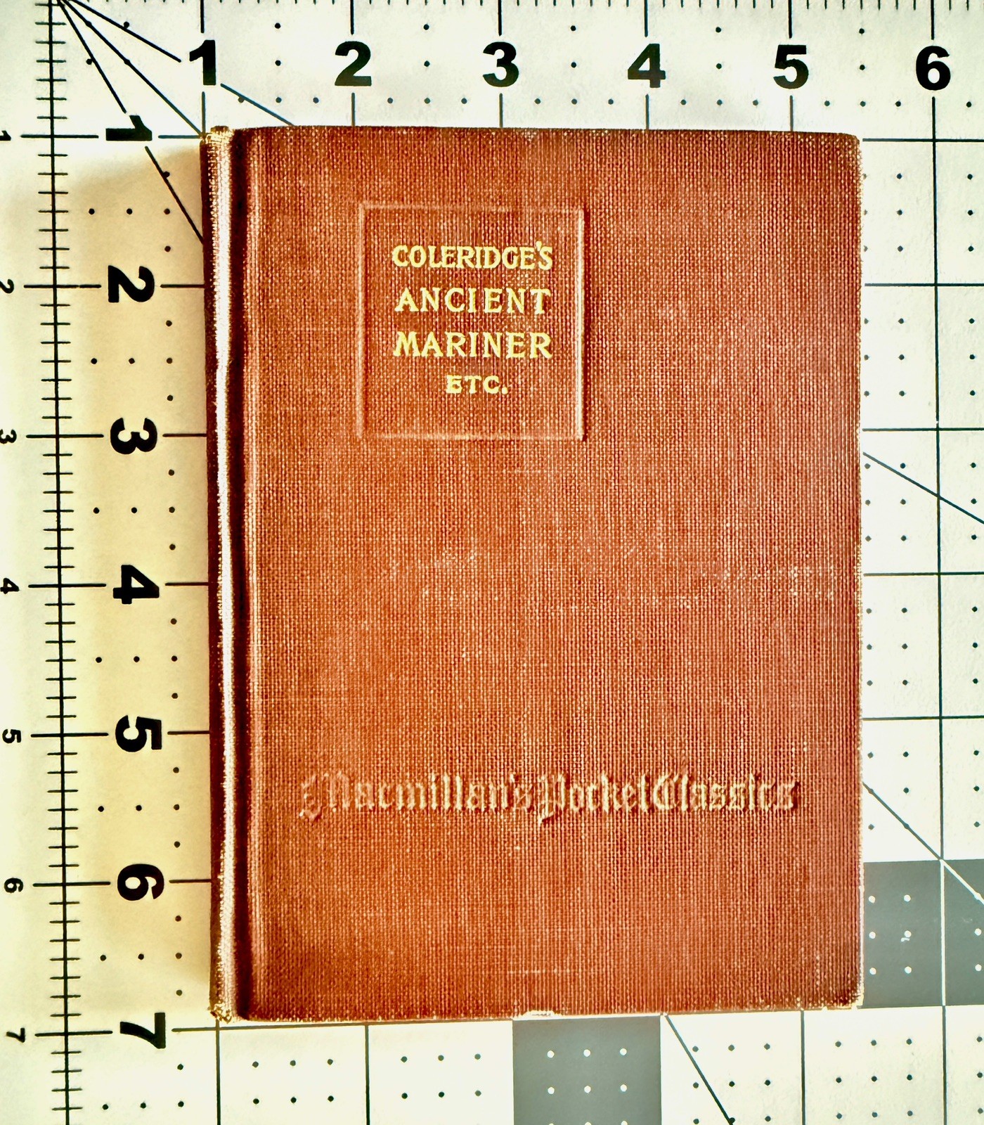 Ancient Mariner Kubla Kahn 1921 Macmillan’s Pocket Classics Coleridge’s