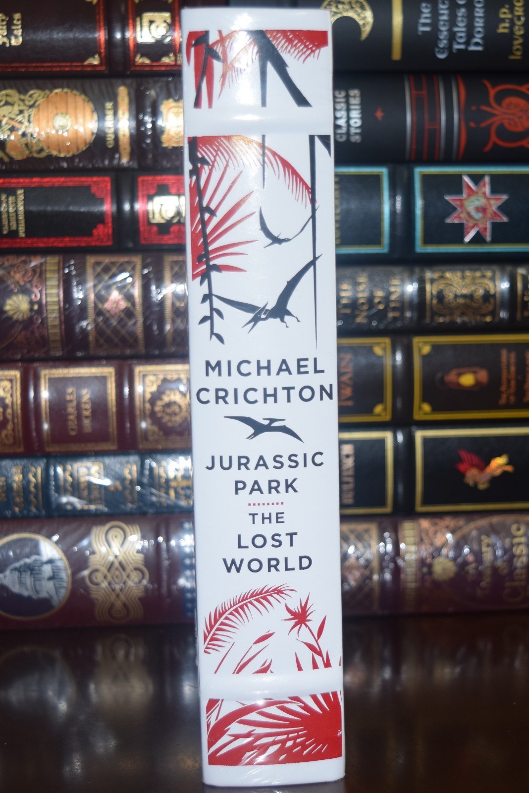 Jurassic Park Lost World by Michael Crichton New Sealed Leather Bound Classics