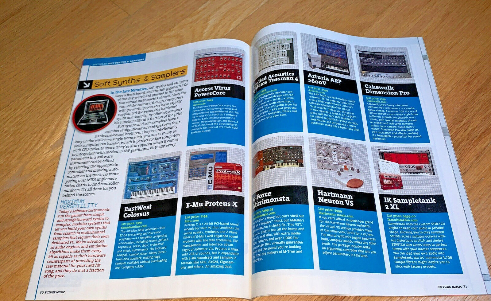 June 2006 FUTURE MUSIC MAGAZINE BUYER’S GUIDE