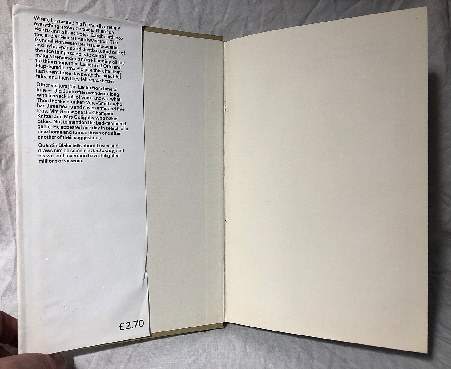 Quentin Blake – The Adventures of Lester, Jackanory – 1st/1st 1977 BBC