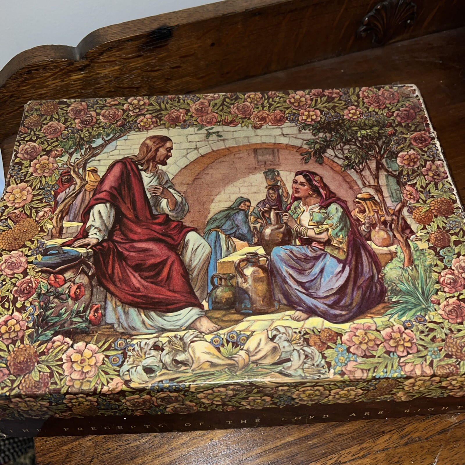 Vintage Holy Bible from the 1940’s in the ORIGINAL BOX, John C. Winston Company