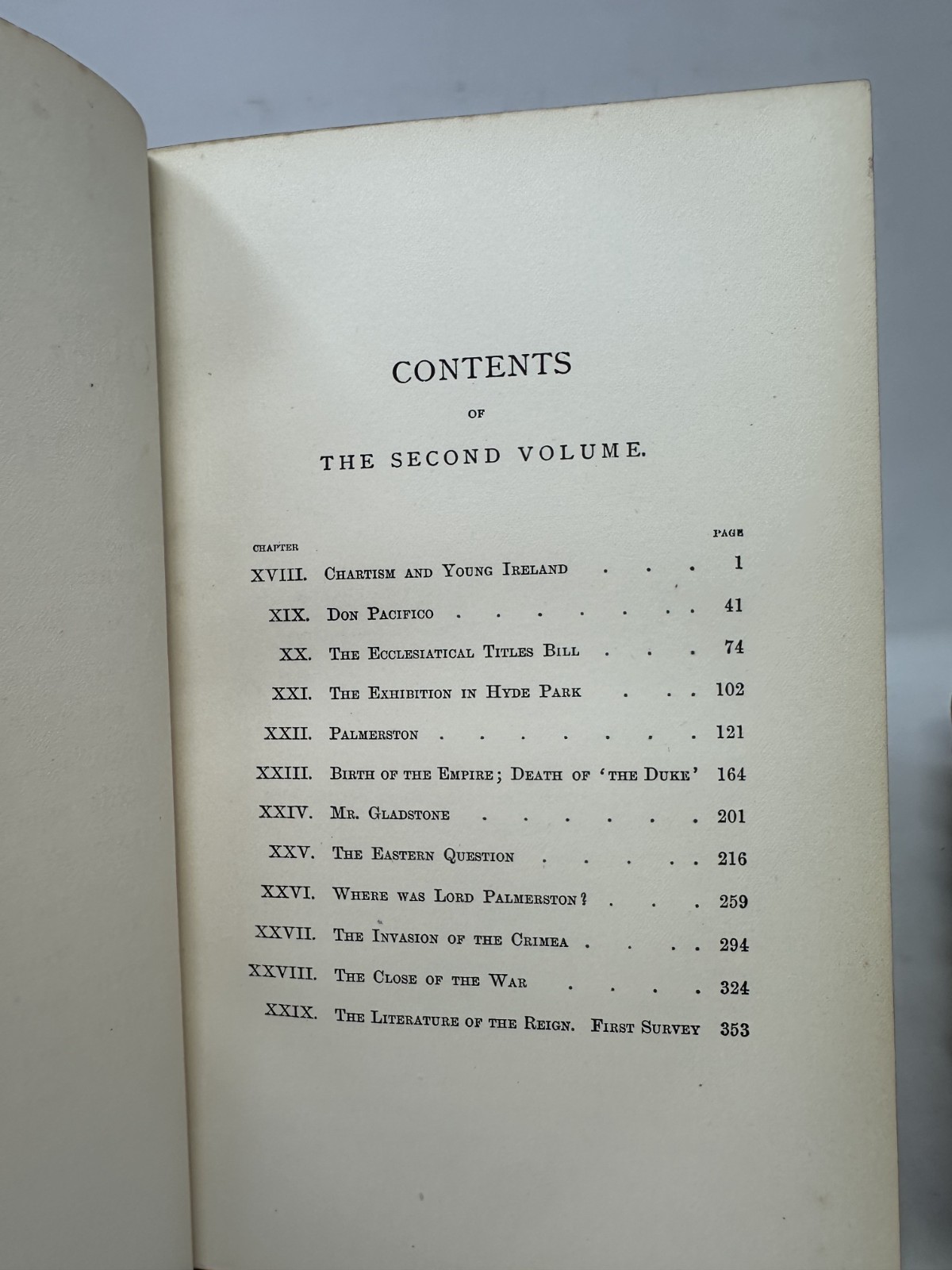 Antiquarian 1880 A HISTORY OF OUR TIMES 4-Vol Fine Calf Leather Binding Gilt