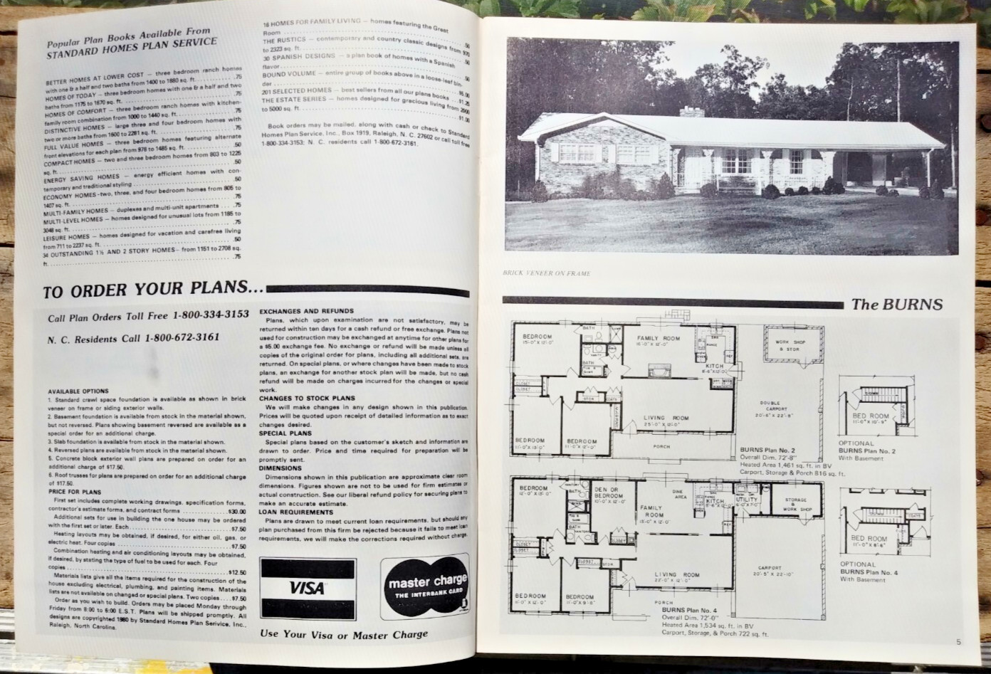 Better Homes at Lower Cost 1980 House Design Catalog Mid Century Modern