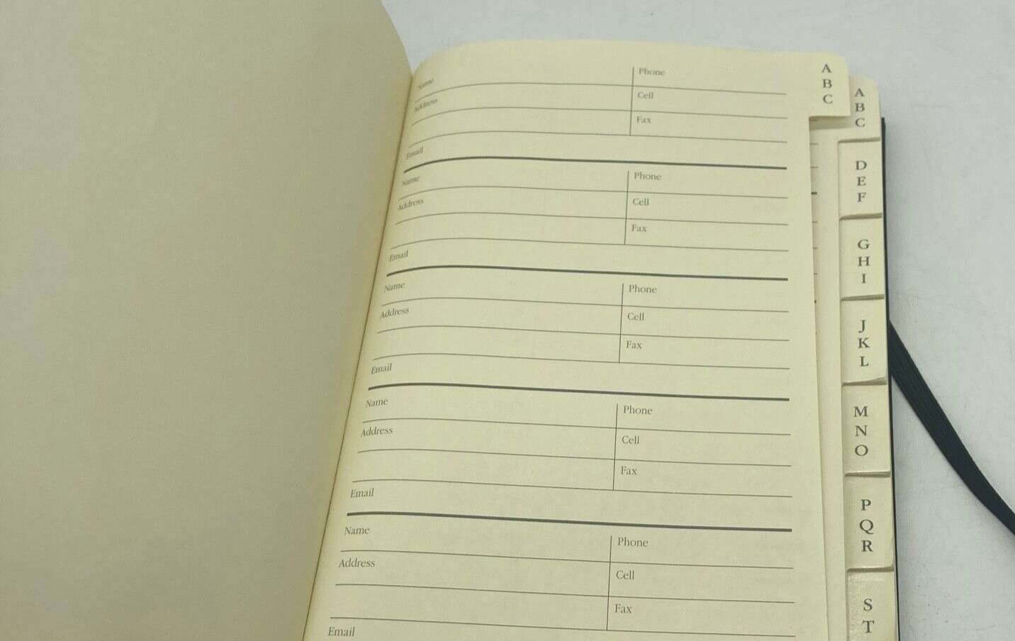 Vintage Address / Planner Book Tom Brown at Oxford Retro Embossed Leather Cover