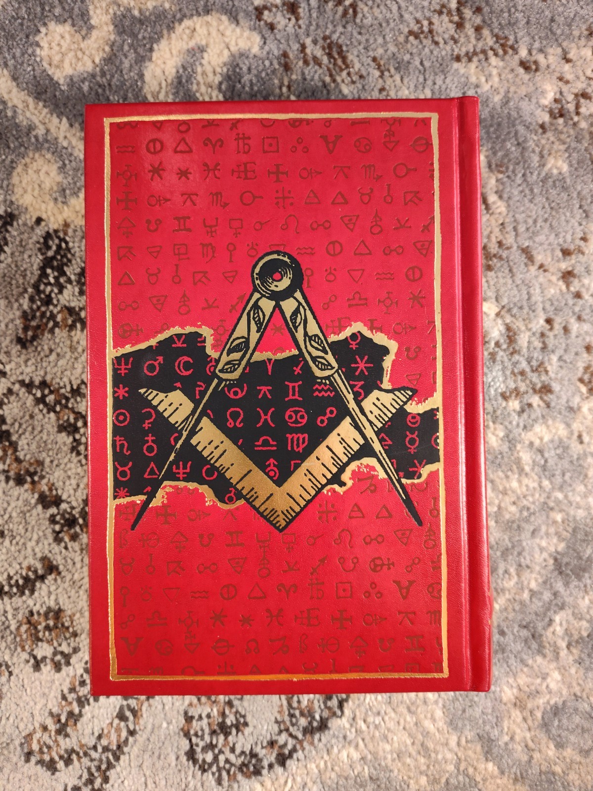 The Da Vinci Code & The Lost Symbol Barnes & Noble Collectible Red Leather Bound