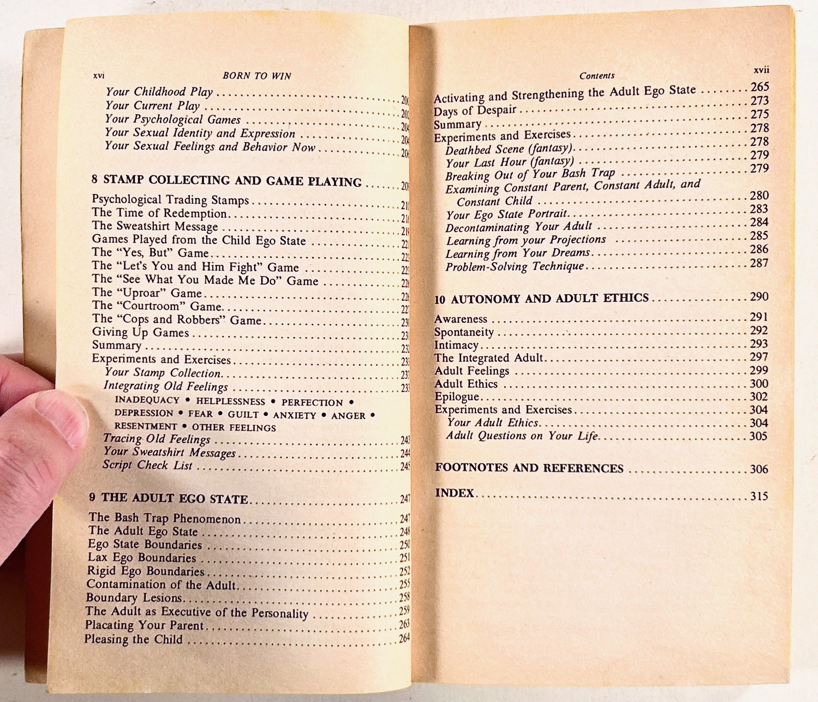 1978 self-help BORN TO WIN Transactional Analysis Gestalt Therapy SIGNET pb