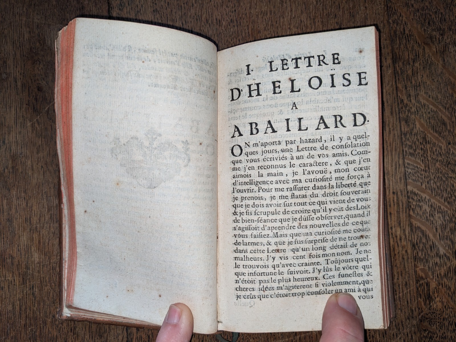 old book-New collection on Abaillard and Héloise – 1725