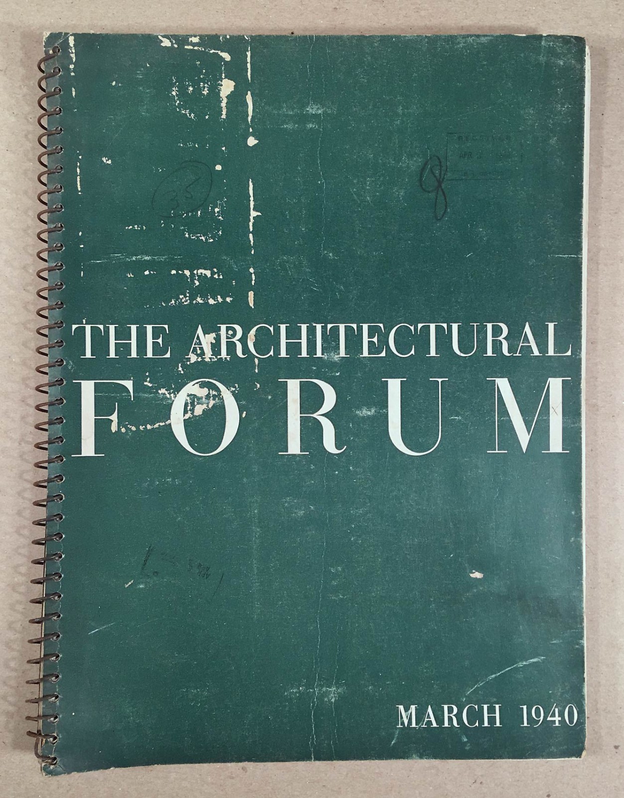 March 1940 ARCHITECTURAL FORUM Mid Century Modern, HARWELL HAMILTON HARRIS, More
