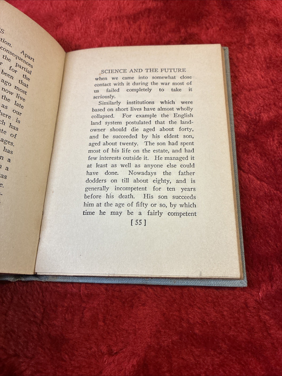 J B S HALDANE / Daedalus or Science & the Future 1st Edition 1924 5th