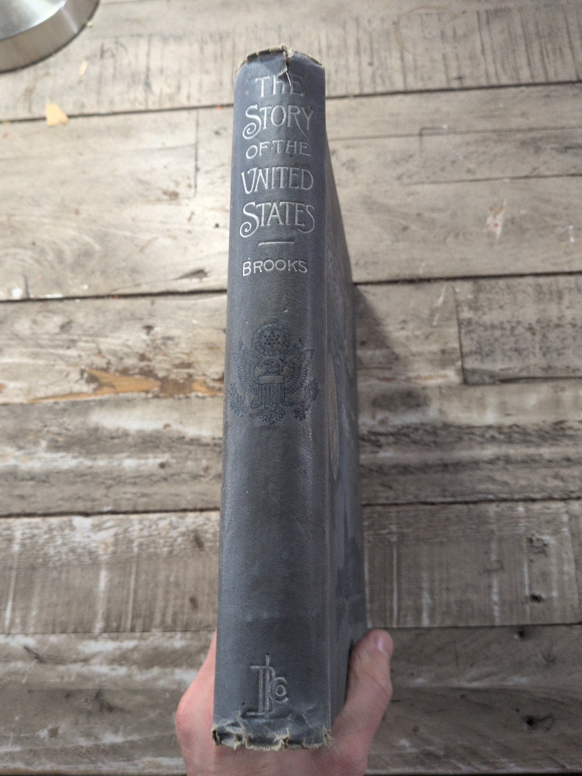 1891 Antique History Book “Story of the United States of America” Brooks, Illus.