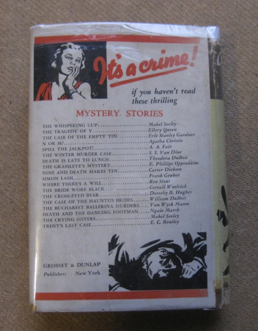 BLACK ORCHIDS by Rex Stout – 1st Grosset 1942 HCDJ