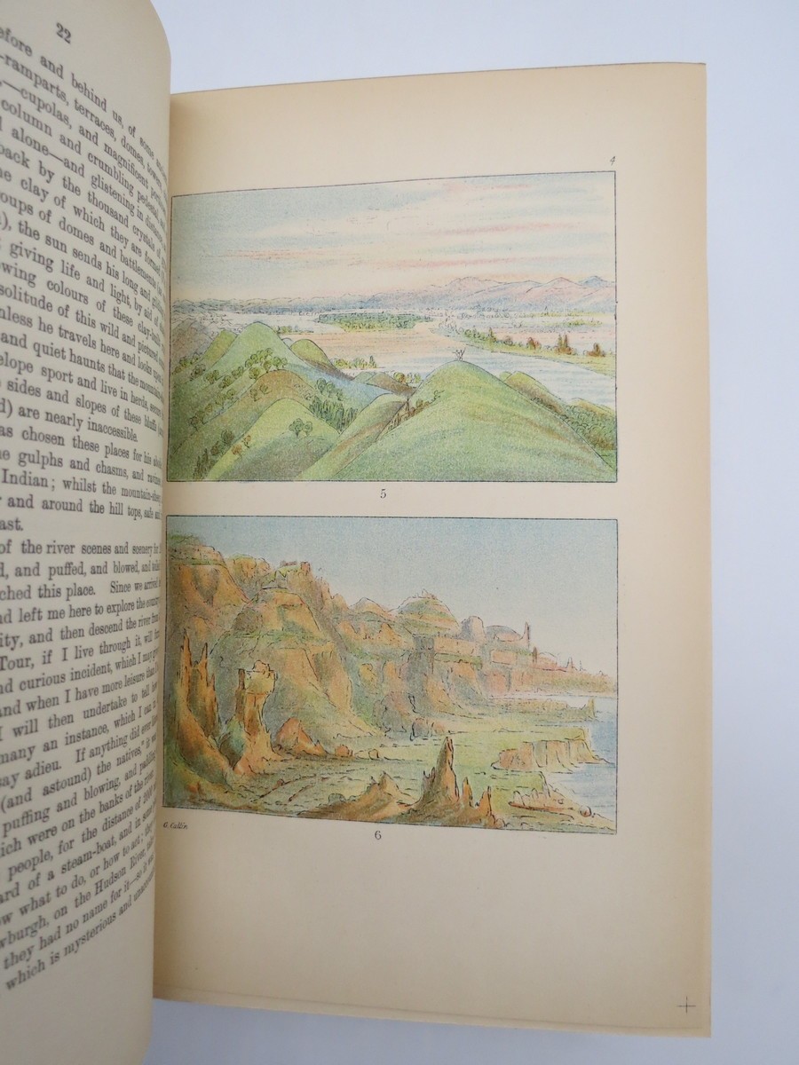 NORTH AMERICAN INDIANS by George Catlin 2 Volumes w/320 Color Illustrations 1926