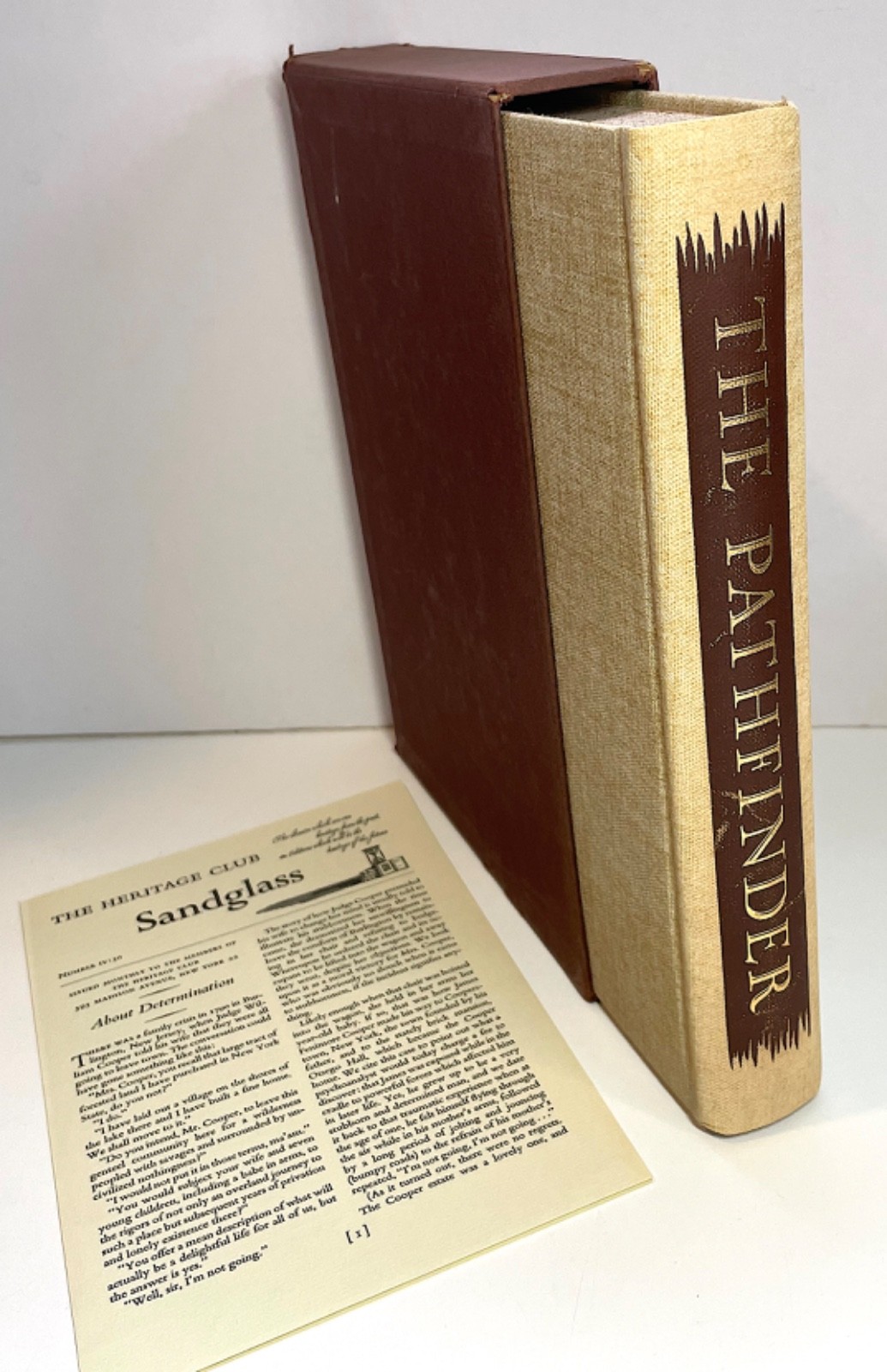 The Pathfinder James Fenimore Cooper Heritage Press 1965 Illustrated, Slipcase