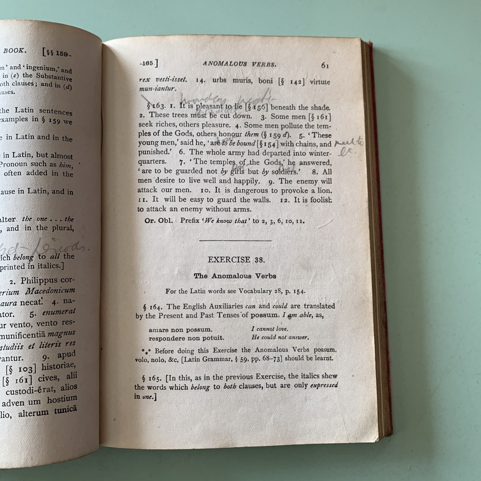 First Latin Exercise Book – J Allen, Eighth Edition, 1896, Oxford, HB