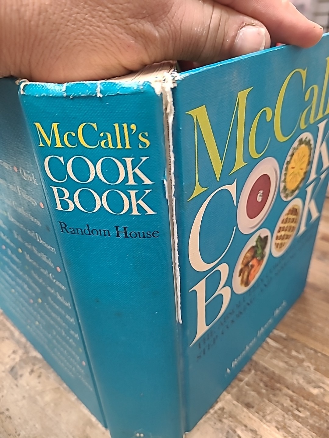 McCall’s Cook Book HC 1963 1st Edition 1st Printing Turquoise Blue Cover Vintage