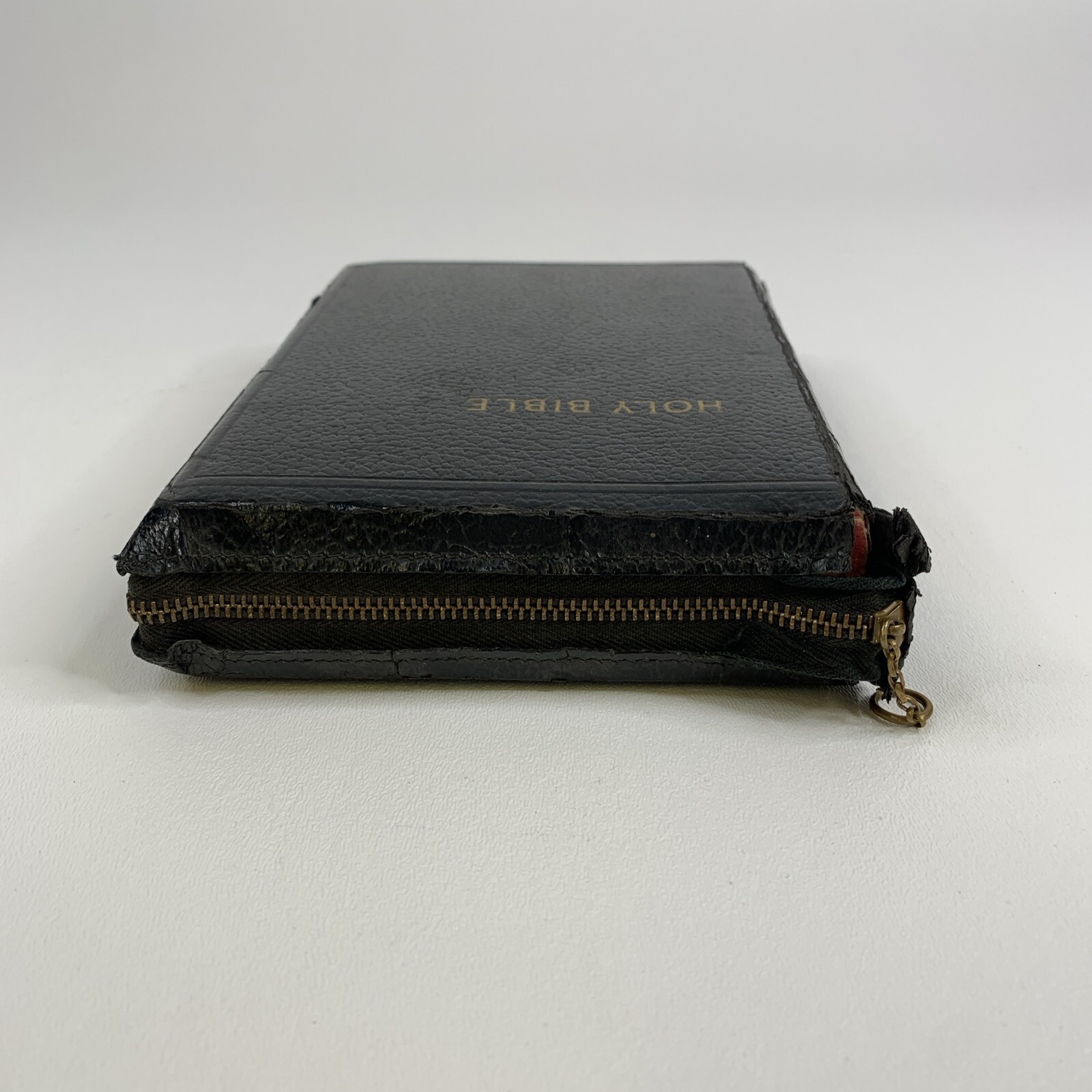 HOLY BIBLE KJV Reference Maps Zippered 1950’s Vintage American Bible Society