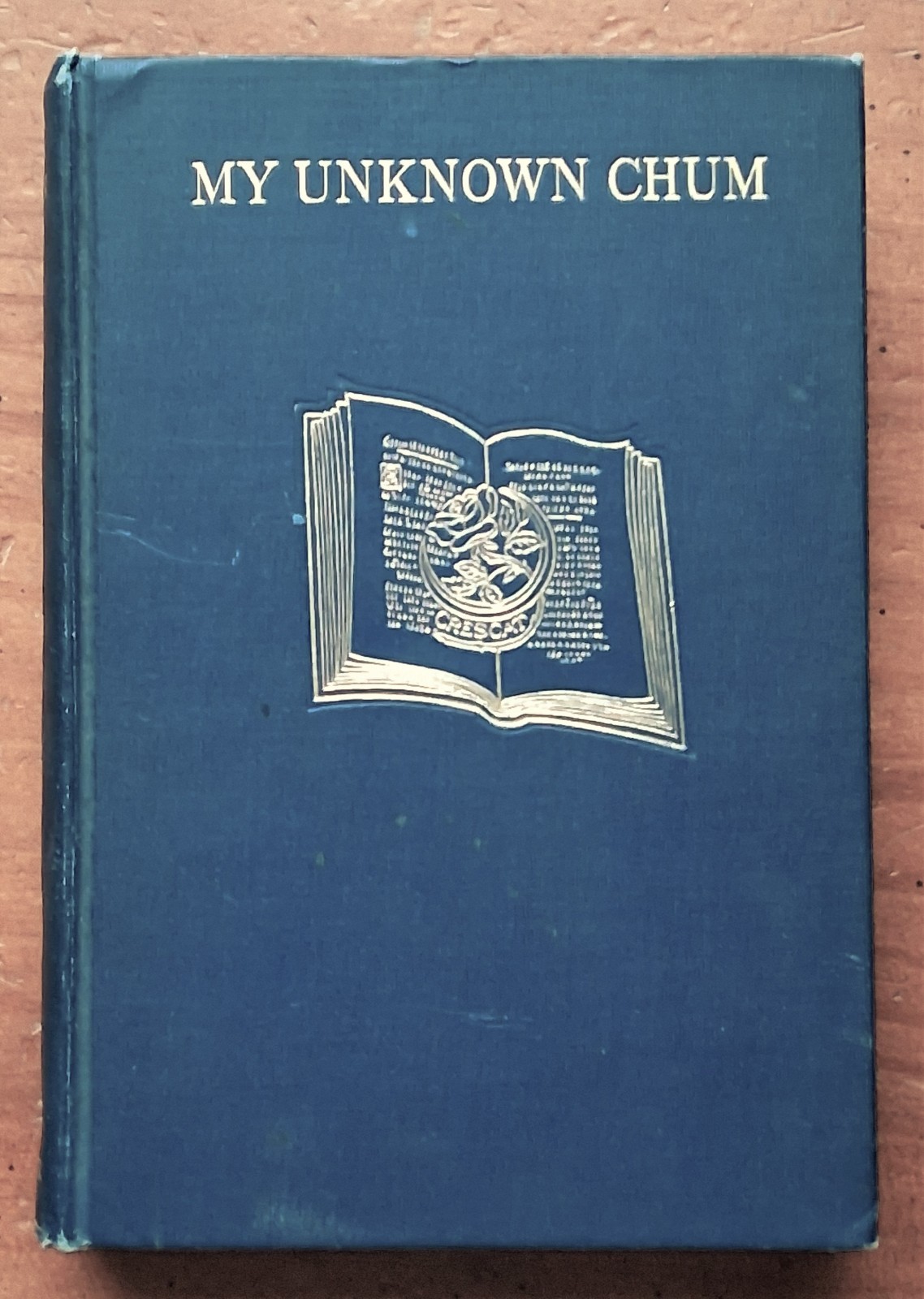 MY UNKNOWN CHUM Aguecheek Charles Bullard Fairbanks 1917 HC London Paris Essays