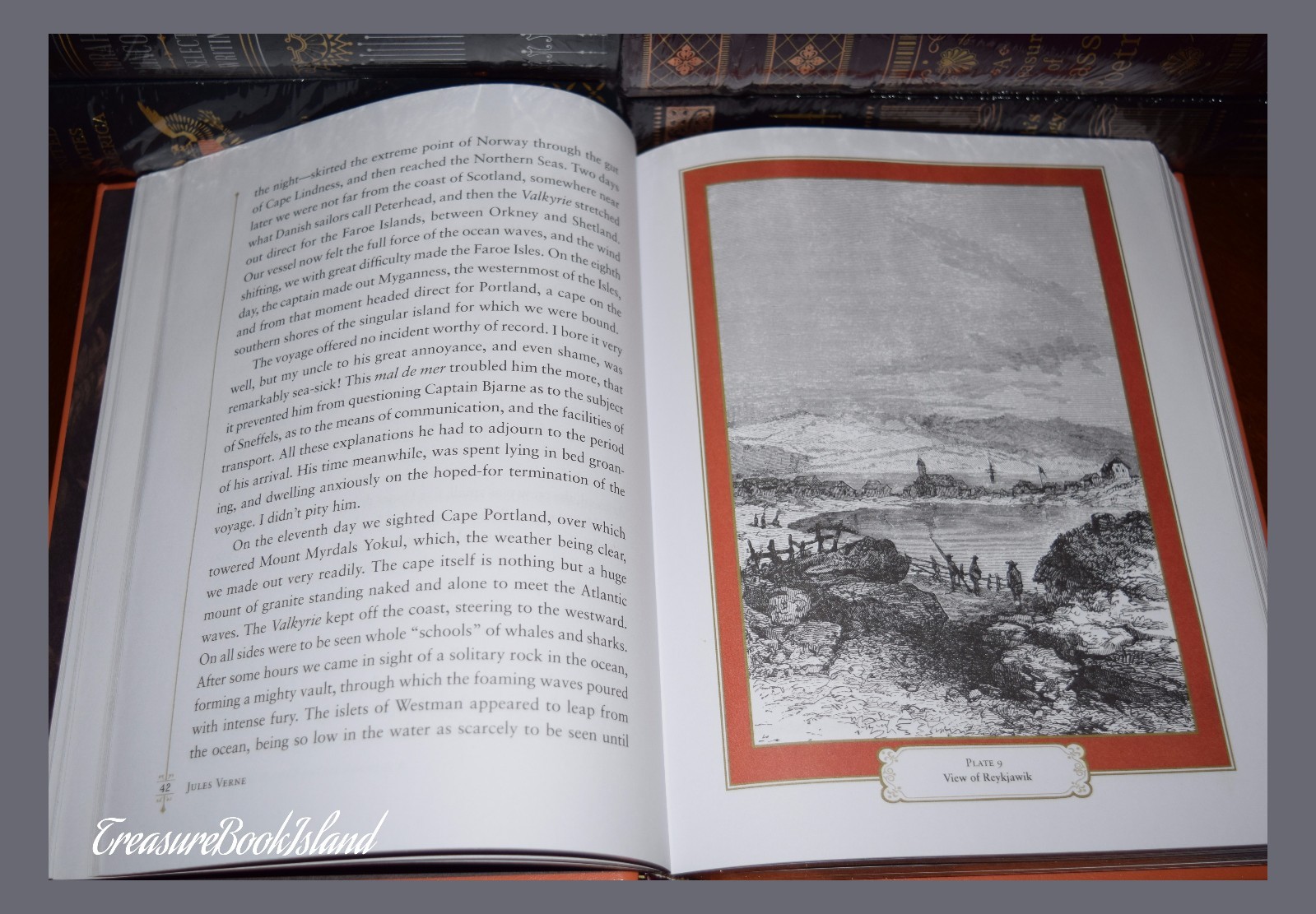 New Journey to the Center of the Earth by Jules Verne Sealed Leather Bound Gift