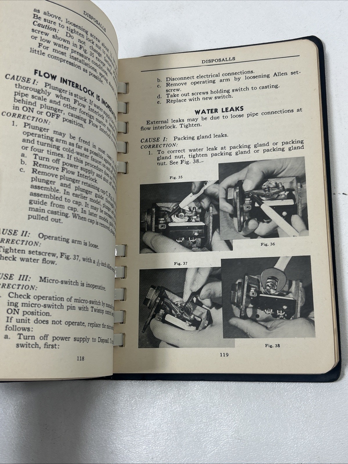 Appliance Service Handbook – General Electric (Spiral, Paperback, 1944)