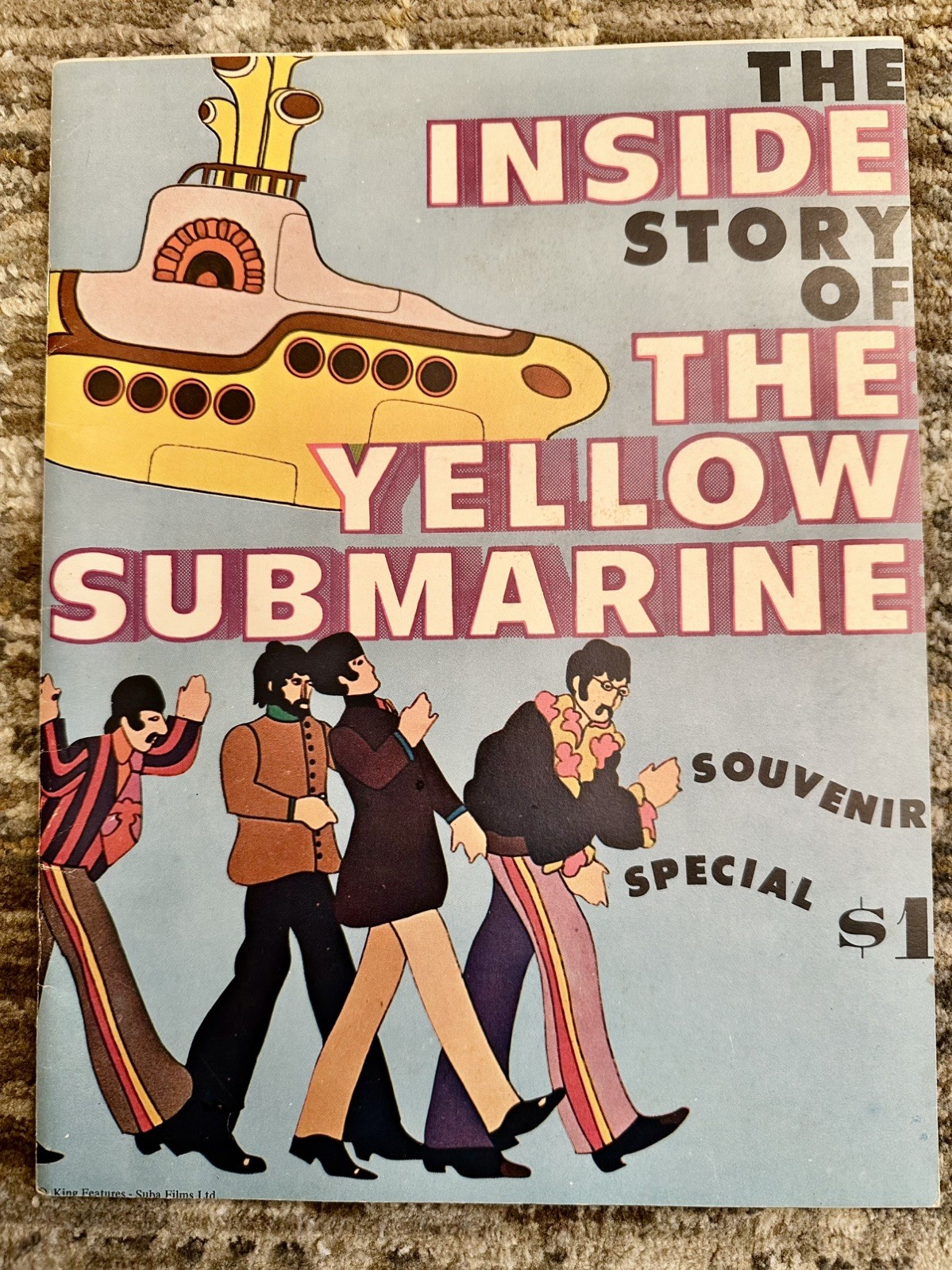 The Inside Story of The Yellow Submarine Souvenir Special Edition Mint. Rare