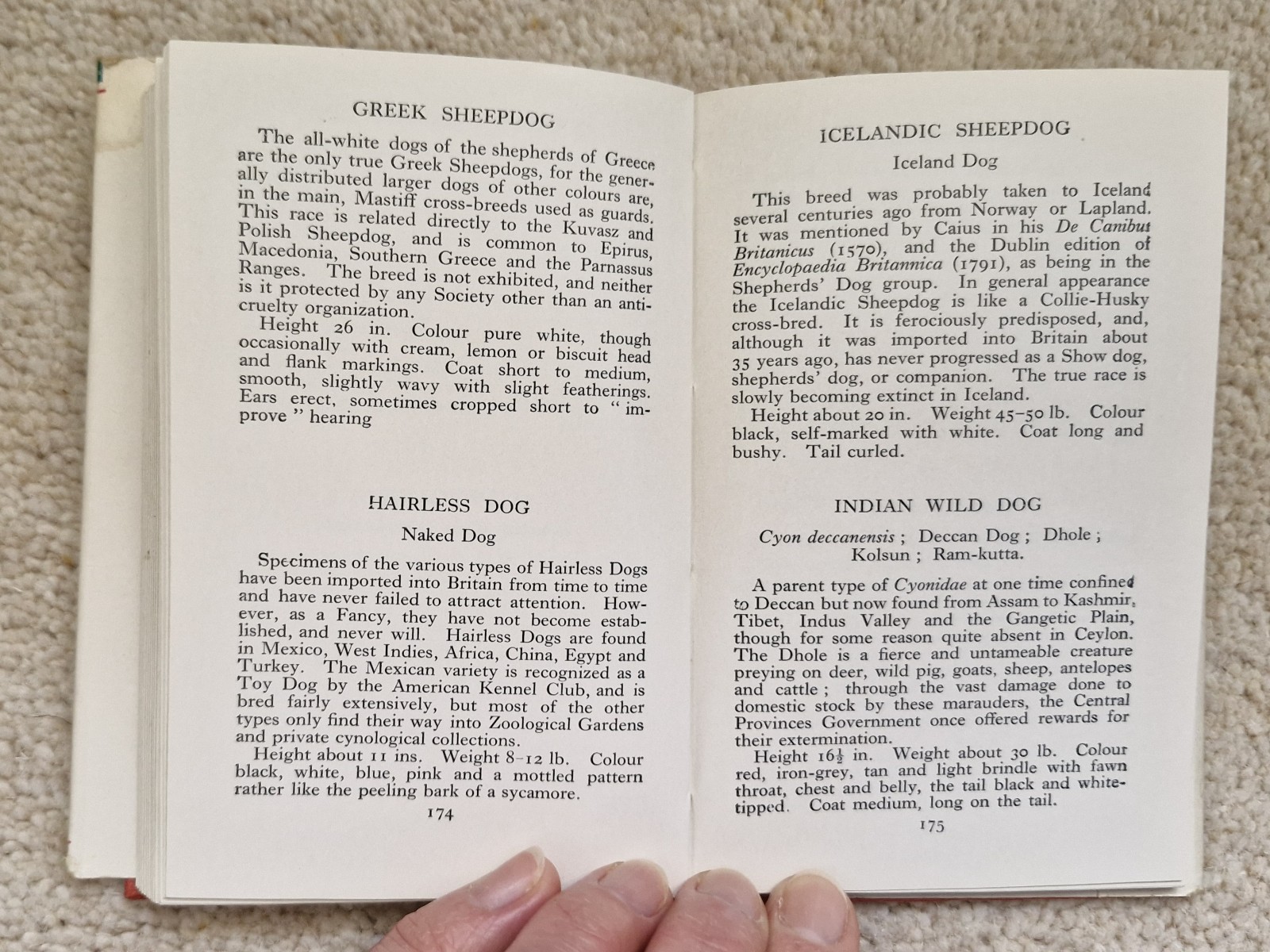 The Observer’s Book Of Dogs by Clifford L. B. Hubbard, 1949, Frederick Warne