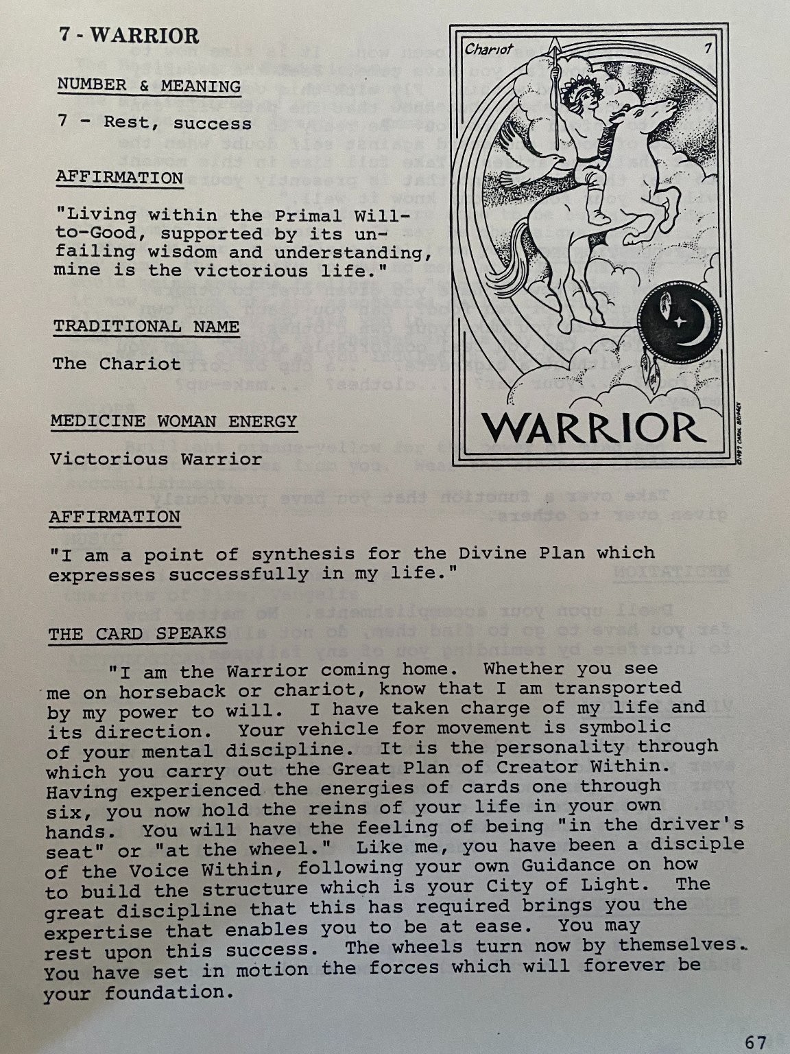 The Medicine Woman Inner Guidebook by Carol Bridges Revised Edition