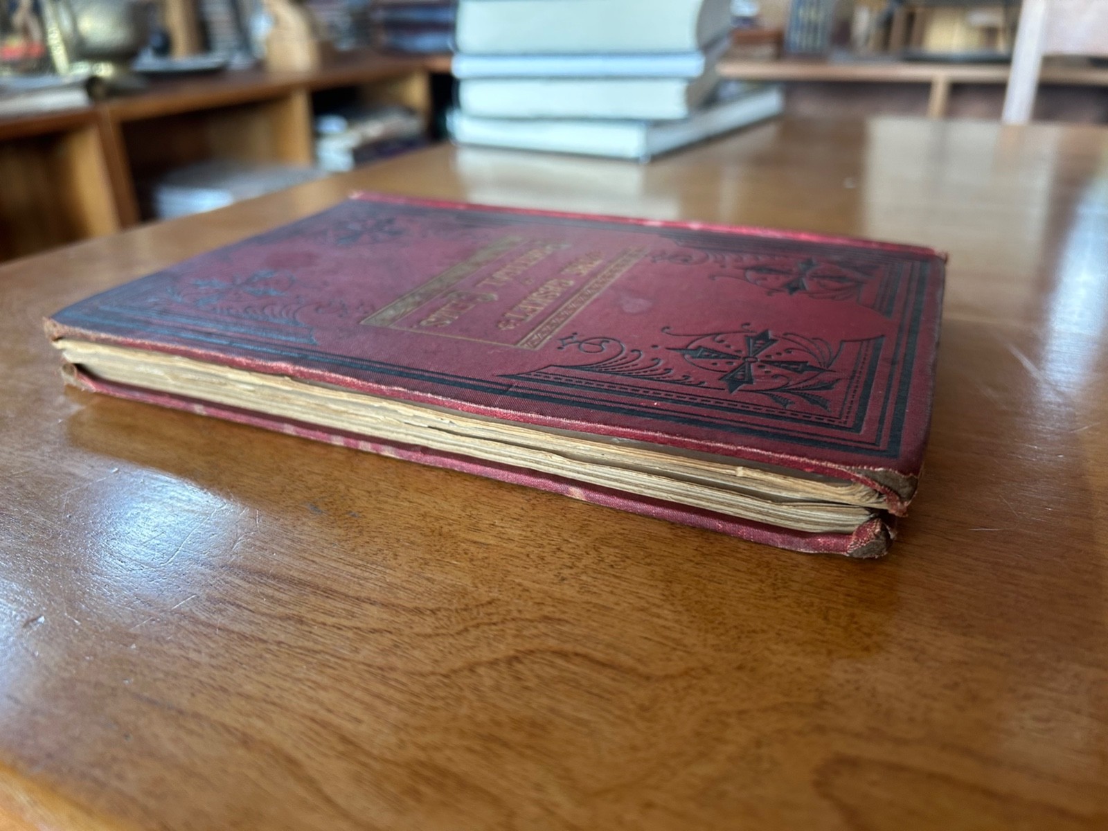 The Casket Of Poetical Gems 1880. Vintage Book, 1st Ed- RARE FIND
