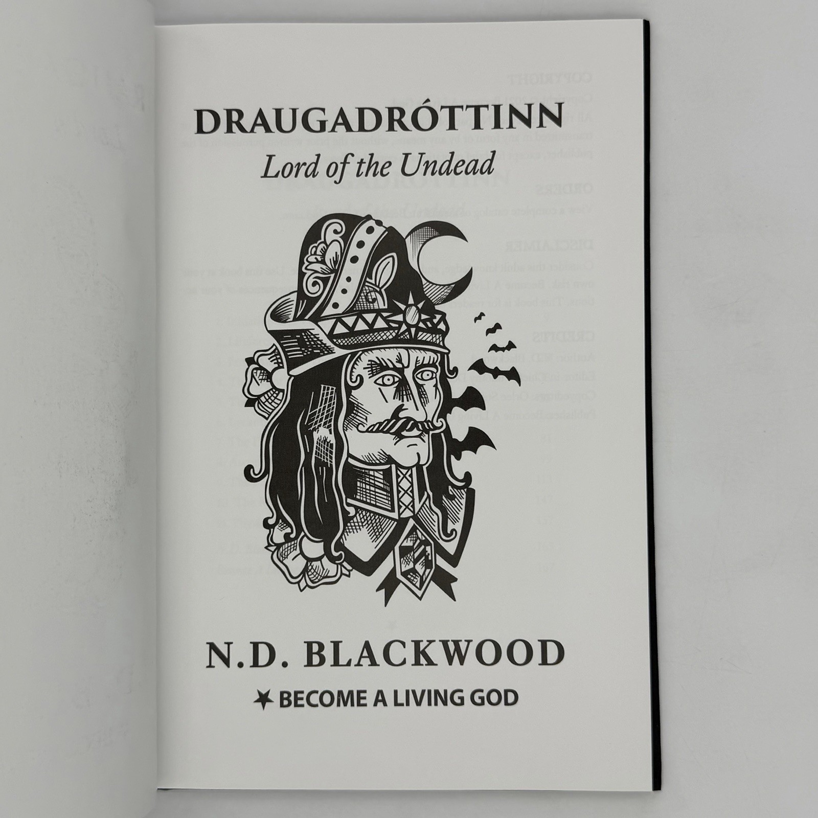 Draugadrottinn Lord of the Undead – N.D. Blackwood (Become a Living God, 2021)